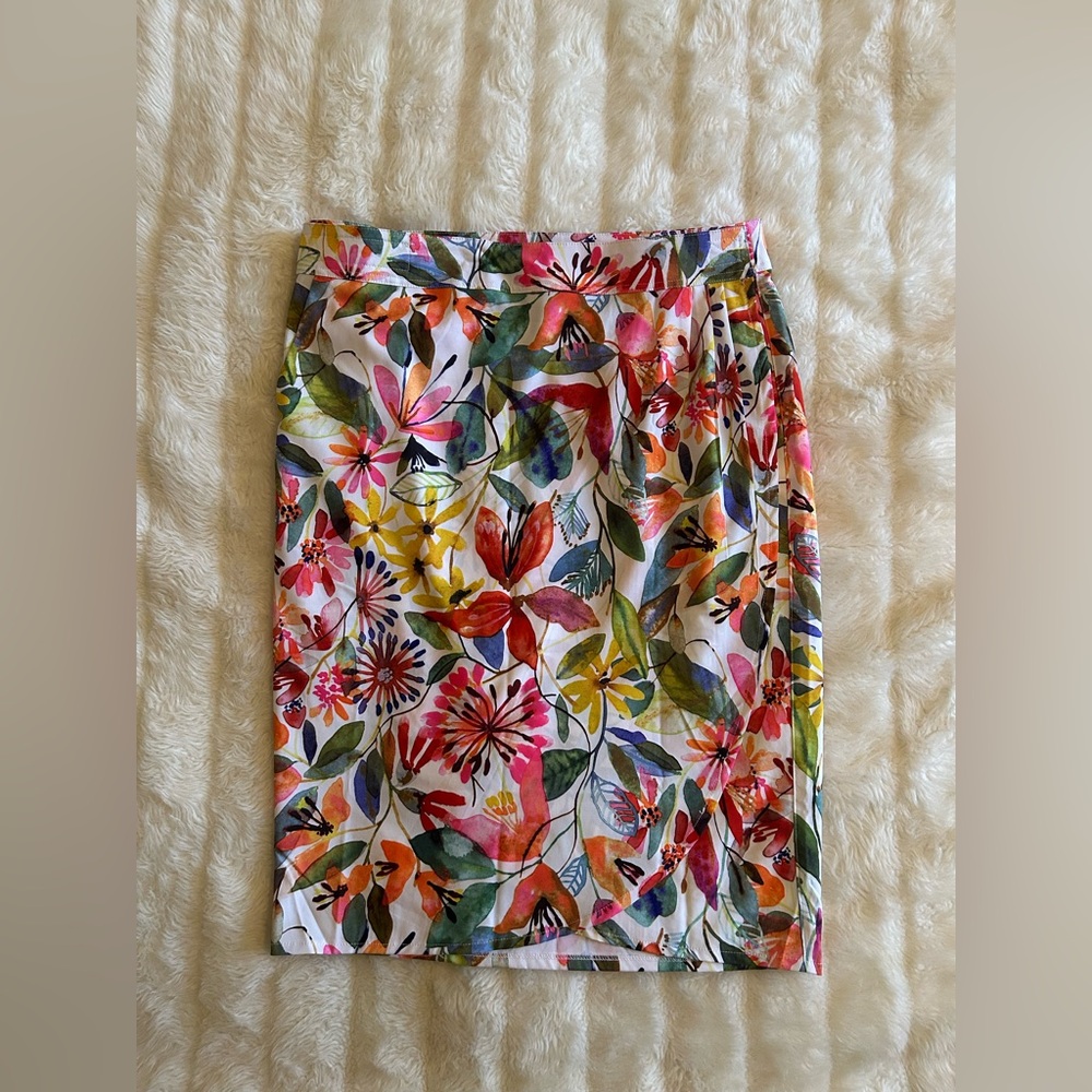 Ripskirt Hawaii Floral Pencil Skirt - Multicolor